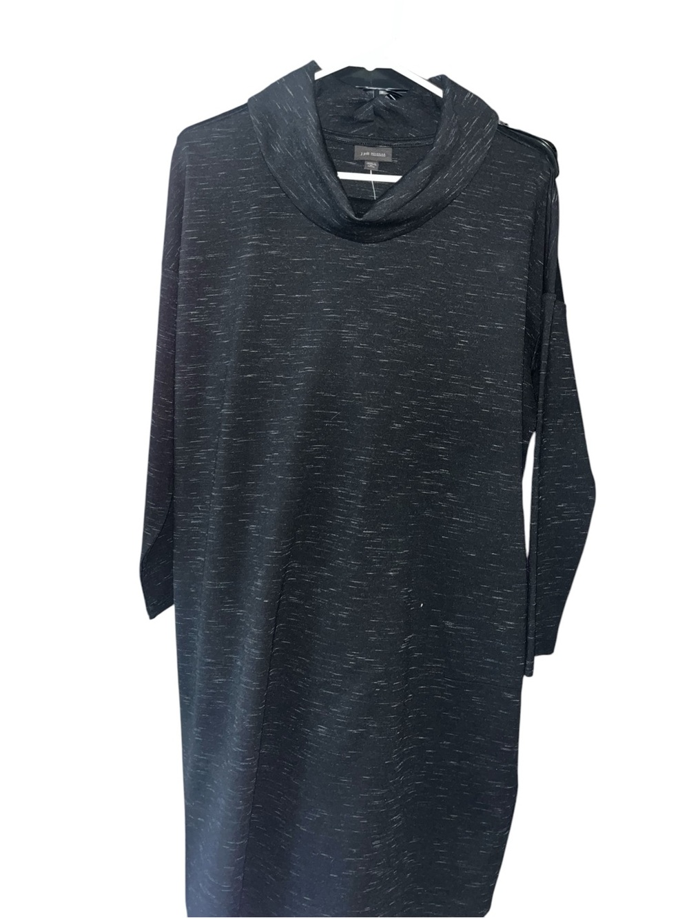J.Jill Black Marled Cowl Neck Sweater Dress. Size XL. Comfortable stretch